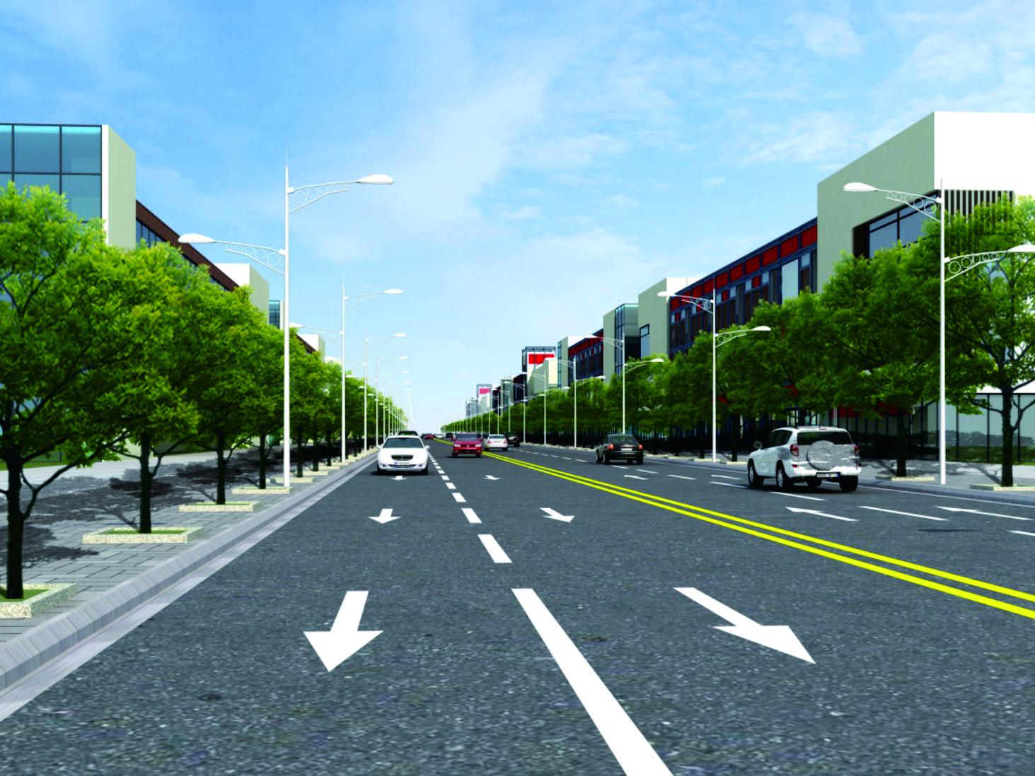 洞上街（延安路至翠柳路）道路、給排水工程